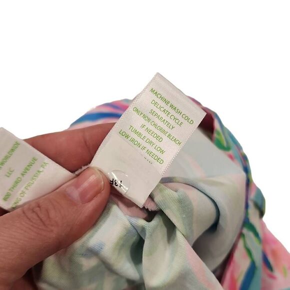 Lilly Pulitzer Kelly High Rise Skinny Ankle Pant Multicolor Totally Blossom Wome - Picture 13 of 16